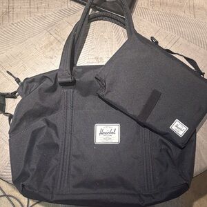 Herschel Supply Company diaper bag and changing mat